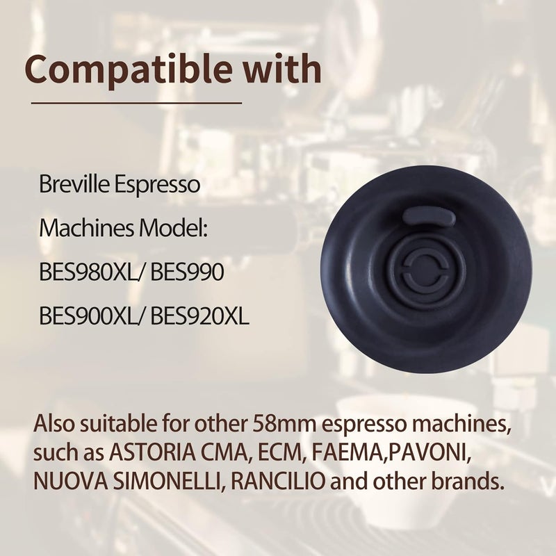 Abeskch 58mm Espresso Backflush Cleaning Disc For Breville Espresso Machines BES980XL/ BES990/ BES900XL/ BES920XL (2 Pack) - Image 3